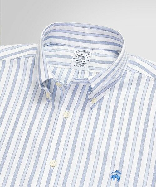 Brooks Brothers / ブルックス ブラザーズ シャツ・ブラウス | ストレッチオックスフォード GFロゴ ストライプ カジュアルシャツ Regular Fit | 詳細1
