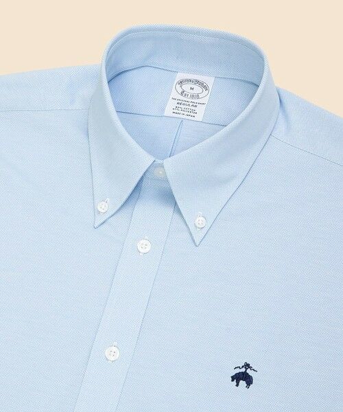 Brooks Brothers / ブルックス ブラザーズ シャツ・ブラウス | コットン/ポリエステル GFロゴ 46ゲージニット オックスフォード カジュアルシャツ Regular Fit | 詳細1