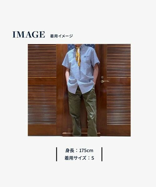 Brooks Brothers / ブルックス ブラザーズ シャツ・ブラウス | ◆オンラインストア限定◆コットン ビッグGFロゴ シアサッカー ショートスリーブ カジュアルシャツ Traditional Fit | 詳細9