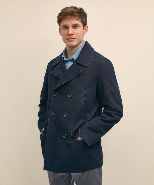 Brooks Brothers / ブルックス ブラザーズ ピーコート | コットンキャンバス ピーコート(インディゴブルー)
