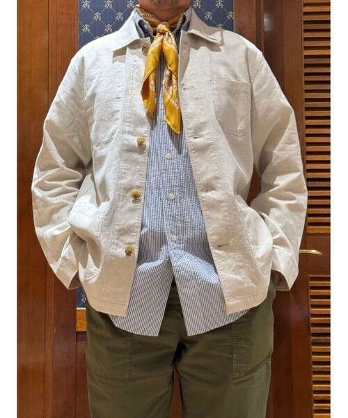 Brooks Brothers / ブルックス ブラザーズ その他アウター | リネン/コットン ライトウェイト チョアジャケット | 詳細14