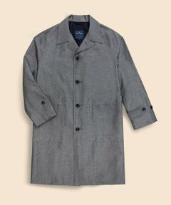 Brooks Brothers / ブルックス ブラザーズ ステンカラーコート | ウール/リネン ダンガリー ステンカラーコート