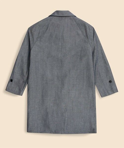 Brooks Brothers / ブルックス ブラザーズ ステンカラーコート | ウール/リネン ダンガリー ステンカラーコート | 詳細1