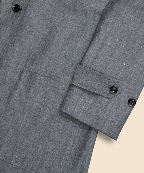 Brooks Brothers / ブルックス ブラザーズ ステンカラーコート | ウール/リネン ダンガリー ステンカラーコート | 詳細2