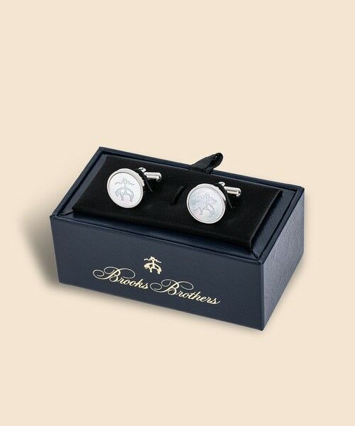 Brooks Brothers / ブルックス ブラザーズ カフリンクス・ネクタイピン | GFロゴ マザーオブパール カフリンクス | 詳細1