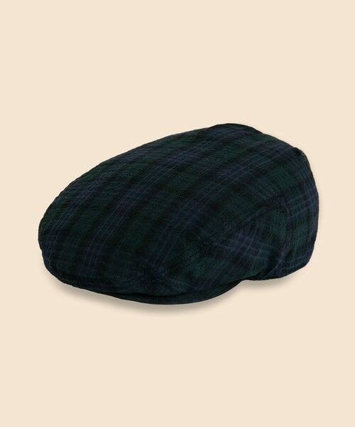 Brooks Brothers/ブルックス ブラザーズ コットン/ポリエステル シアサッカー ブラックウォッチ アイビーハット グリーン ONE SIZE Brooks Brothers/ブルックス ブラザーズ コットン/ポリエステル シアサッカー ブラックウォッチ アイビーハット グリーン ONE SIZE