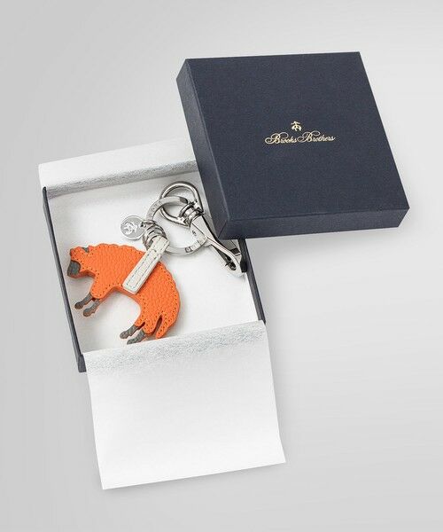 Brooks Brothers / ブルックス ブラザーズ キーホルダー・ストラップ | カウレザー GF キーホルダー | 詳細10