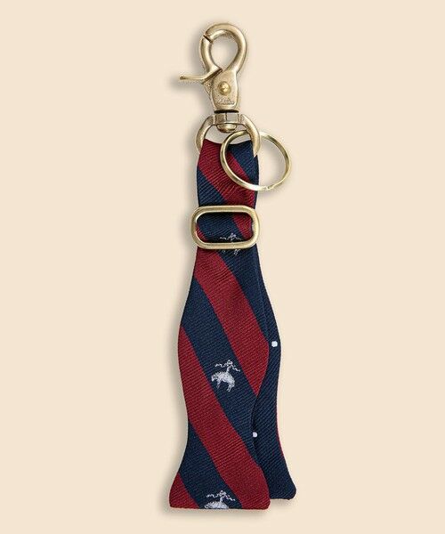 Brooks Brothers/ブルックス ブラザーズ シルクブレンド ボウタイ キーホルダー バーガンディー ONE SIZE Brooks Brothers/ブルックス ブラザーズ シルクブレンド ボウタイ キーホルダー バーガンディー ONE SIZE