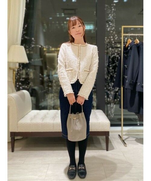 Brooks Brothers / ブルックス ブラザーズ ノーカラージャケット | コットンブレンド ファンシーツイード ノーカラージャケット | 詳細10