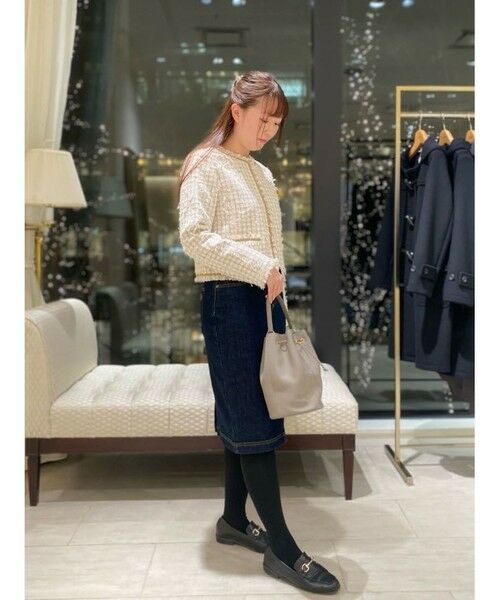 Brooks Brothers / ブルックス ブラザーズ ノーカラージャケット | コットンブレンド ファンシーツイード ノーカラージャケット | 詳細11