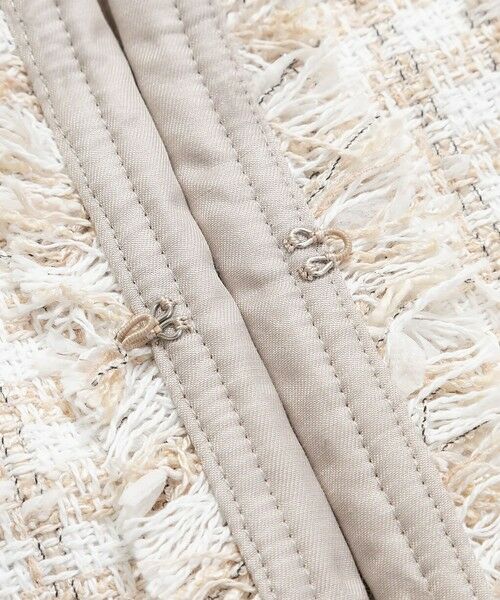 Brooks Brothers / ブルックス ブラザーズ ノーカラージャケット | コットンブレンド ファンシーツイード ノーカラージャケット | 詳細3