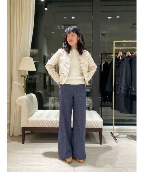 Brooks Brothers / ブルックス ブラザーズ ノーカラージャケット | コットンブレンド ファンシーツイード ノーカラージャケット | 詳細8