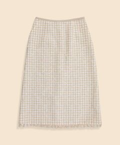 Brooks Brothers / ブルックス ブラザーズ ミニ・ひざ丈スカート | コットンブレンド ファンシーツイード ミディスカート
