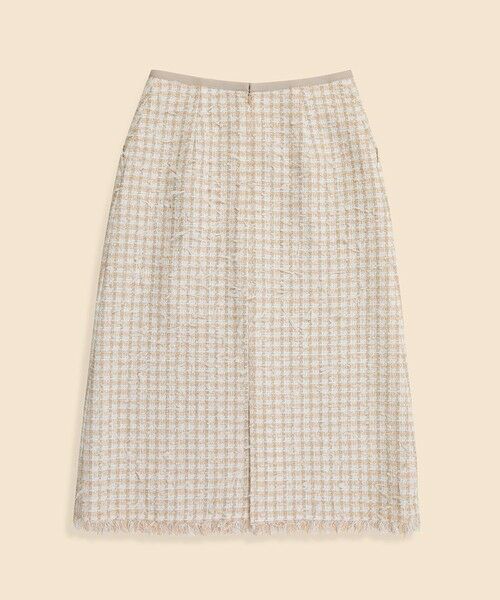 Brooks Brothers / ブルックス ブラザーズ ミニ・ひざ丈スカート | コットンブレンド ファンシーツイード ミディスカート | 詳細1