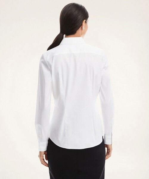 ブラウス シャツ スーピマコットンストレッチ ドレスシャツ Fitted Fit レディース BROOKS BROTHERS ブラウス シャツ スーピマコットンストレッチ