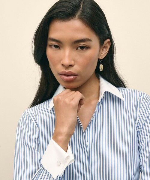 Brooks Brothers / ブルックス ブラザーズ シャツ・ブラウス | スーピマコットンストレッチ フレンチカフス クレリックシャツ Fitted Fit | 詳細2