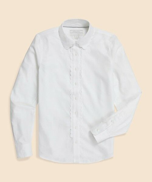 Brooks Brothers / ブルックス ブラザーズ シャツ・ブラウス | ストレッチコットン スカラップシャツ Fitted Fit | 詳細4