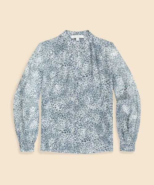 Brooks Brothers / ブルックス ブラザーズ シャツ・ブラウス | シフォン ウォーターカラープリント ブラウス | 詳細4