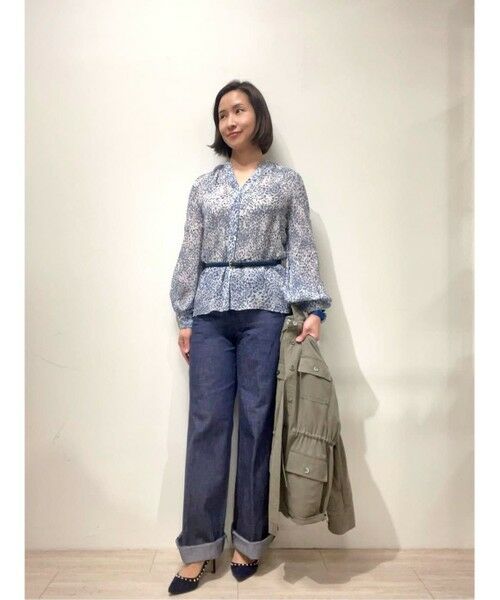 Brooks Brothers / ブルックス ブラザーズ シャツ・ブラウス | シフォン ウォーターカラープリント ブラウス | 詳細5