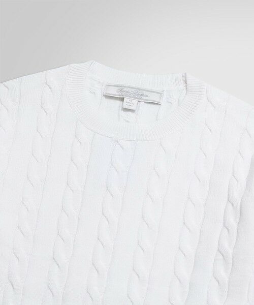 Brooks Brothers / ブルックス ブラザーズ ニット・セーター | スーピマコットン ケーブル クルーネックセーター | 詳細5