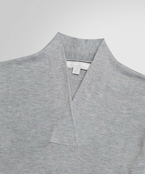 Brooks Brothers / ブルックス ブラザーズ ニット・セーター | シルク/レーヨン ショールカラー ショートスリーブセーター | 詳細1