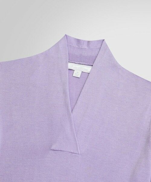 Brooks Brothers / ブルックス ブラザーズ ニット・セーター | シルク/レーヨン ショールカラー ショートスリーブセーター | 詳細2