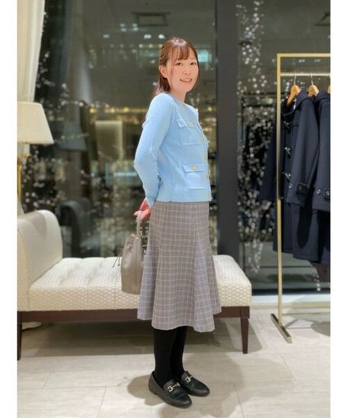 Brooks Brothers / ブルックス ブラザーズ カーディガン・ボレロ | ミラノリブ ゴールドボタン ノーカラーニットジャケット | 詳細2