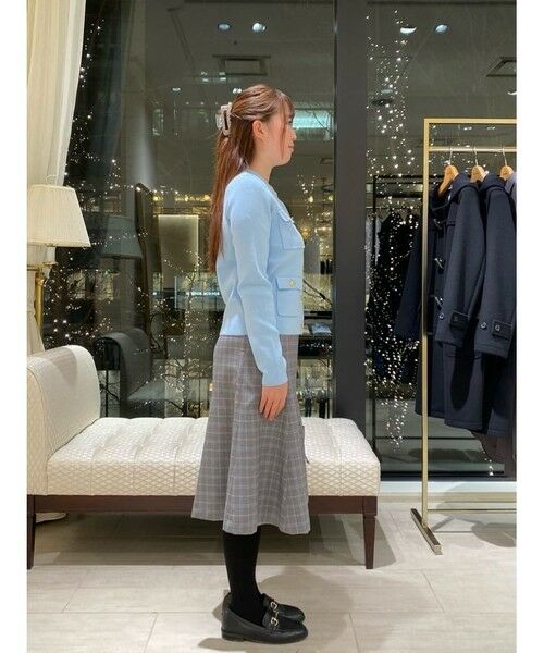 Brooks Brothers / ブルックス ブラザーズ カーディガン・ボレロ | ミラノリブ ゴールドボタン ノーカラーニットジャケット | 詳細3