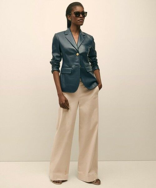 Brooks Brothers / ブルックス ブラザーズ その他パンツ | ストレッチコットン ワイドレッグパンツ | 詳細3