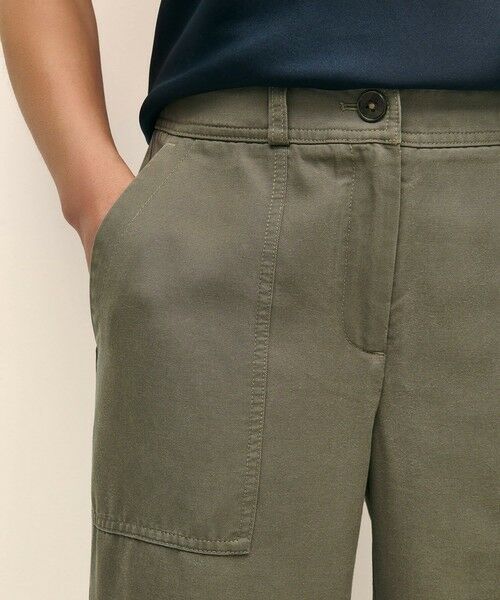 Brooks Brothers / ブルックス ブラザーズ カーゴパンツ | リヨセル クロップド ソフトカーゴパンツ | 詳細3