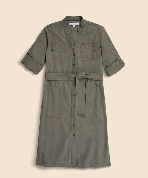 Brooks Brothers / ブルックス ブラザーズ ロング・マキシ丈ワンピース | リヨセル ベルテッド ソフトユーティリティシャツドレス | 詳細9