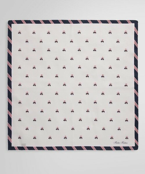 Brooks Brothers / ブルックス ブラザーズ ハンカチ | コットン GF/BB#1ストライププリント ハンカチ | 詳細1