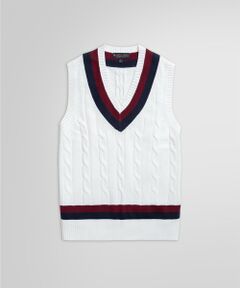Brooks Brothers / ブルックス ブラザーズ ベスト | スーピマコットン Vネック テニスベスト