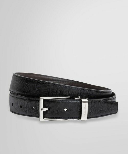 Brooks Brothers/ブルックス ブラザーズ カウレザー アジャスタブルレングス リバーシブルベルト ブラック ONE SIZE Brooks Brothers/ブルックス ブラザーズ カウレザー アジャスタブルレングス リバーシブルベルト ブラック ONE SIZE