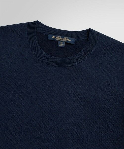 Brooks Brothers / ブルックス ブラザーズ ニット・セーター | スーピマコットン クルーネック ショートスリーブセーター | 詳細1