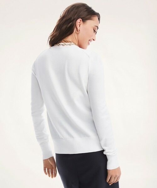 Brooks Brothers / ブルックス ブラザーズ カーディガン・ボレロ | スーピマコットン クルーネック カーディガン | 詳細6