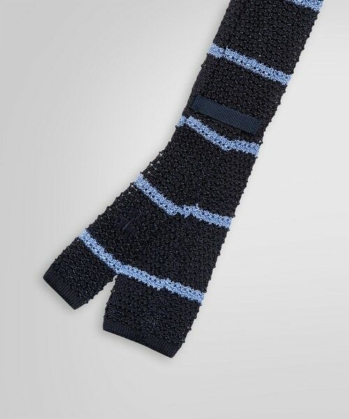 ブルックスブラザーズ ニットタイ ネイビー シルク ストライプ ニットタイ （ネクタイ）｜Brooks Brothers