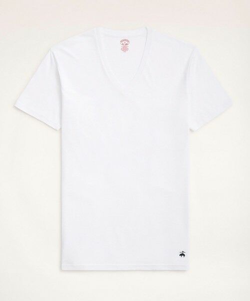 Brooks Brothers / ブルックス ブラザーズ その他インナー・ルームウェア | スーピマコットン GFロゴ 3パック VネックTシャツ Traditional Fit | 詳細1