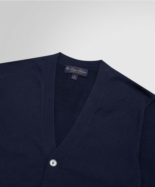 Brooks Brothers / ブルックス ブラザーズ カーディガン・ボレロ | スーピマコットン Vネックカーディガン | 詳細1