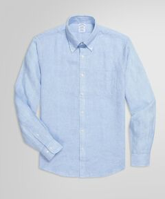 Brooks Brothers / ブルックス ブラザーズ シャツ・ブラウス | アイリッシュリネン ソリッド カジュアルシャツ Regular Fit