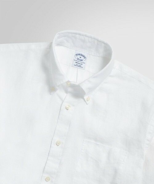 Brooks Brothers / ブルックス ブラザーズ シャツ・ブラウス | アイリッシュリネン ソリッド カジュアルシャツ Regular Fit | 詳細1