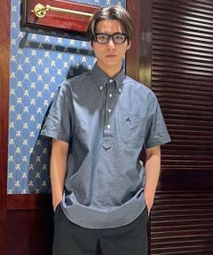 Brooks Brothers / ブルックス ブラザーズ シャツ・ブラウス | コットン オックスフォード インディゴ ショートスリーブ プルオーバーシャツ