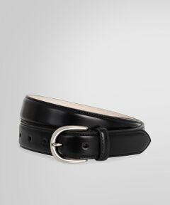blanche様 deres ベルト　ブラック×シルバー シルバーバックル ドレスベルト （ベルト・サスペンダー
