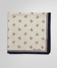 Brooks Brothers / ブルックス ブラザーズ ハンカチ | コットン GFロゴプリント ハンカチ