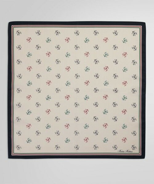 Brooks Brothers / ブルックス ブラザーズ ハンカチ | コットン GFロゴプリント ハンカチ | 詳細1