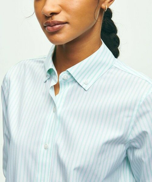 Brooks Brothers / ブルックス ブラザーズ シャツ・ブラウス | ノンアイロン スーピマコットンストレッチ ベンガルストライプ ボタンダウンシャツ Classic Fit | 詳細5
