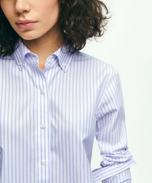 Brooks Brothers / ブルックス ブラザーズ シャツ・ブラウス | ノンアイロン スーピマコットンストレッチ ベンガルストライプ ボタンダウンシャツ Classic Fit | 詳細10