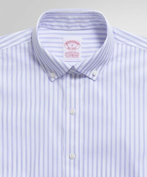 Brooks Brothers / ブルックス ブラザーズ シャツ・ブラウス | ノンアイロン スーピマコットンストレッチ ベンガルストライプ ボタンダウンシャツ Classic Fit | 詳細12