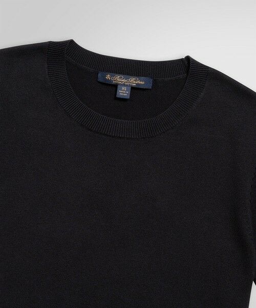 Brooks Brothers / ブルックス ブラザーズ ニット・セーター | スーピマコットン クルーネック ショートスリーブセーター | 詳細1