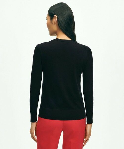 Brooks Brothers / ブルックス ブラザーズ カーディガン・ボレロ | スーピマコットン クルーネック カーディガン | 詳細1